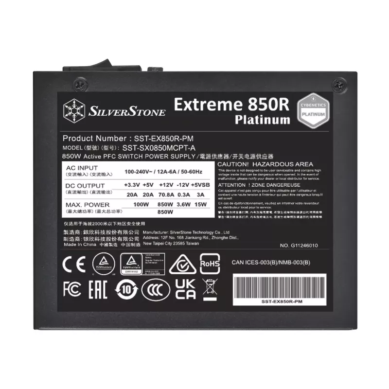 Voeding Silverstone SST-EX850R-PM 850 W