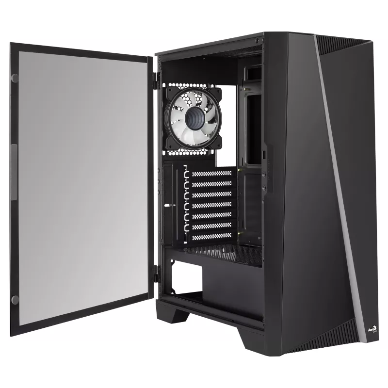 Aerocool MIRAGEBK computerbehuizing ARGB-ventilator 12 cm