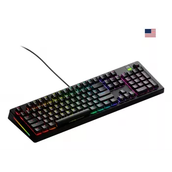 Mechanisch full-size (100%) bedraad toetsenbord GLORIOUS GMMK 3 — USB, QWERTY, RGB, zwart (US-layout)
