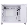 Pc-behuizing ASUS Prime AP201 MicroATX Mini Tower wit — ondersteunt microATX, GPU tot 338 mm, 3×3,5-inch + 1×2,5-inch drives, USB-A 3.2 Gen1×2, USB-C 3.2 Gen2×1