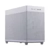 Pc-behuizing ASUS Prime AP201 MicroATX Mini Tower wit — ondersteunt microATX, GPU tot 338 mm, 3×3,5-inch + 1×2,5-inch drives, USB-A 3.2 Gen1×2, USB-C 3.2 Gen2×1
