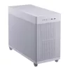 Pc-behuizing ASUS Prime AP201 MicroATX Mini Tower wit — ondersteunt microATX, GPU tot 338 mm, 3×3,5-inch + 1×2,5-inch drives, USB-A 3.2 Gen1×2, USB-C 3.2 Gen2×1