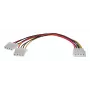InLine interne stroom-Y-kabel 1x 5,25 inch Molex / 2x 5,25 inch Molex 0,20 m