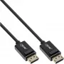 InLine DisplayPort 2.0 kabel, 8K4K UHBR, zwart, vergulde contacten, 1m