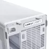 Pc-behuizing Lian Li A3-mATX Micro Tower wit met houtaccenten — ondersteuning voor Micro-ATX/Mini-ITX, ATX/SFX/SFX‑L-voedingen
