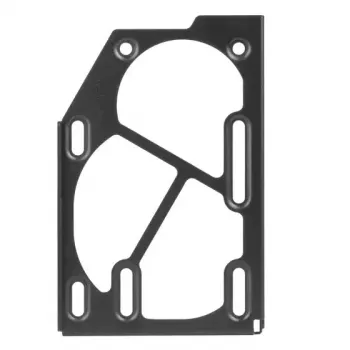 Montageset Silverstone FDP01 staal zwart 92x142x35mm
