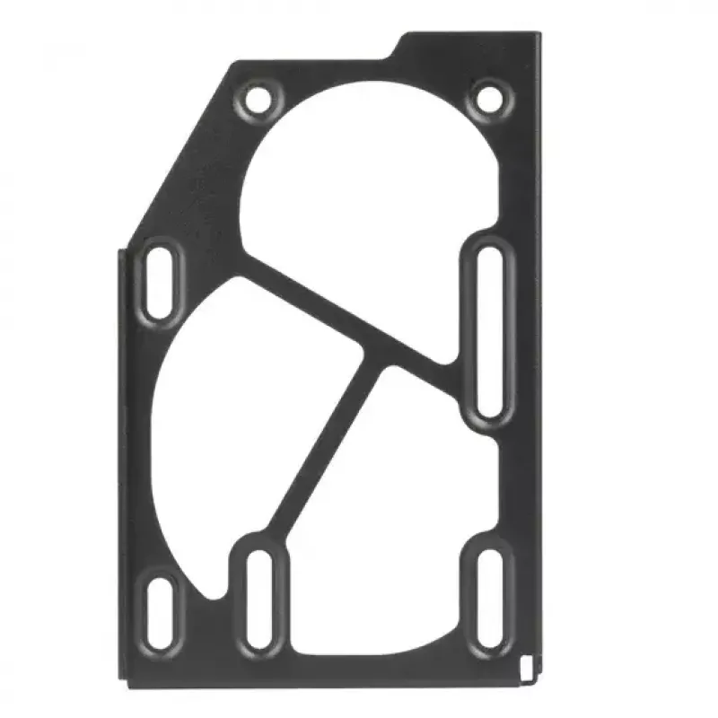 Montageset Silverstone FDP01 staal zwart 92x142x35mm