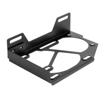 Montageset Silverstone FDP01 staal zwart 92x142x35mm