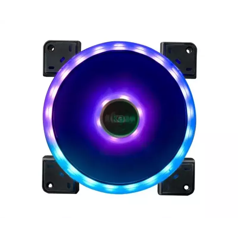 Ventilator Akasa Vegas TLY 14 cm zwart doorschijnend