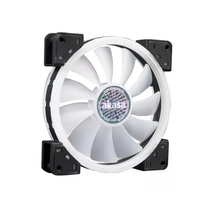 Ventilator Akasa Vegas TLY 14 cm zwart doorschijnend