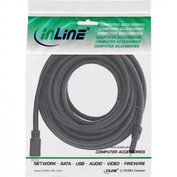 InLine High Speed HDMI-kabel met Ethernet Premium 4K2K stekker/stekker zwart 5m