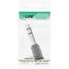 InLine audio-adapter 6,3 mm stekker / 3,5 mm bus stereo, 3,5 mm jackbus, 3,5 mm F, zwart
