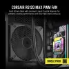 Ventilator Corsair RS120 MAX 12 cm zwart 2000 tpm 4,2 mmH2O