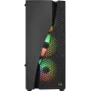 Aerocool WAVEBKV3 ATX PC-behuizing van gehard glas met 4xRGB-ventilatoren zwart