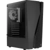Aerocool WAVEBKV3 ATX PC-behuizing van gehard glas met 4xRGB-ventilatoren zwart