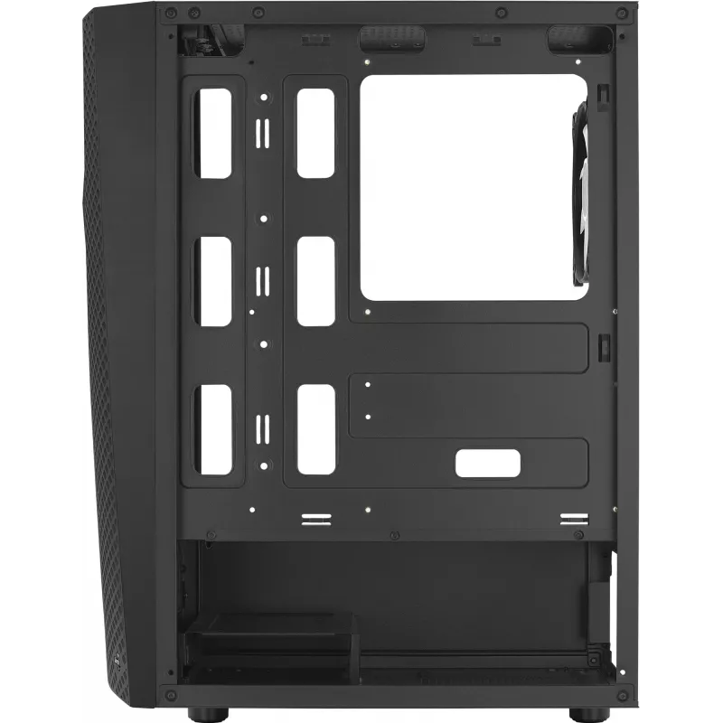 Aerocool WAVEBKV3 ATX PC-behuizing van gehard glas met 4xRGB-ventilatoren zwart