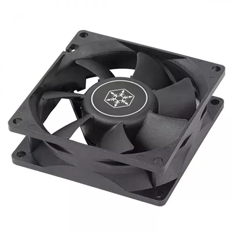 Ventilator Silverstone FN80 8 cm zwart 27.81 cfm 1.86 mmH2O