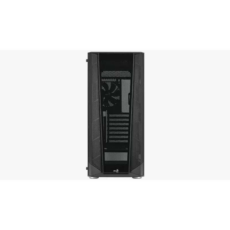 PC-behuizing Aerocool Prism-G-BK-v1 Midi Tower zwart