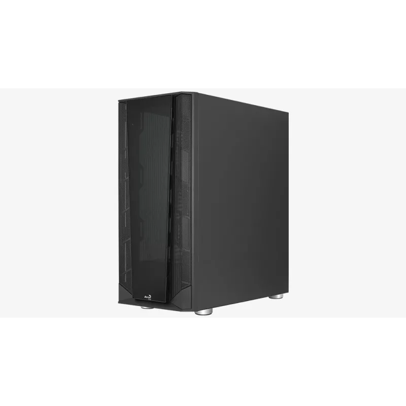 PC-behuizing Aerocool Prism-G-BK-v1 Midi Tower zwart