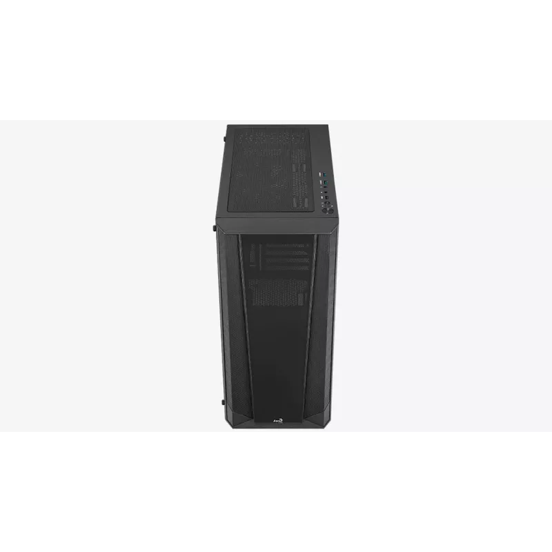 PC-behuizing Aerocool Prism-G-BK-v1 Midi Tower zwart