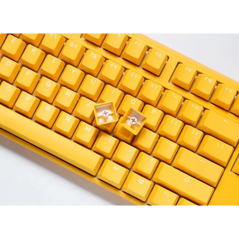 Ducky One 3 geel toetsenbord gaming USB mechanisch RGB LED