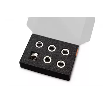 Compressiering EK Water Blocks messing nikkel 6 stuks