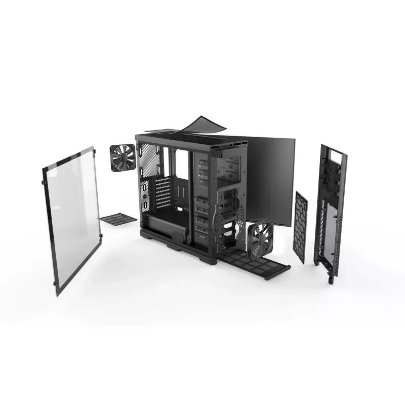 PC-behuizing Phanteks Enthoo Pro Tempered Glass Full Tower zwart