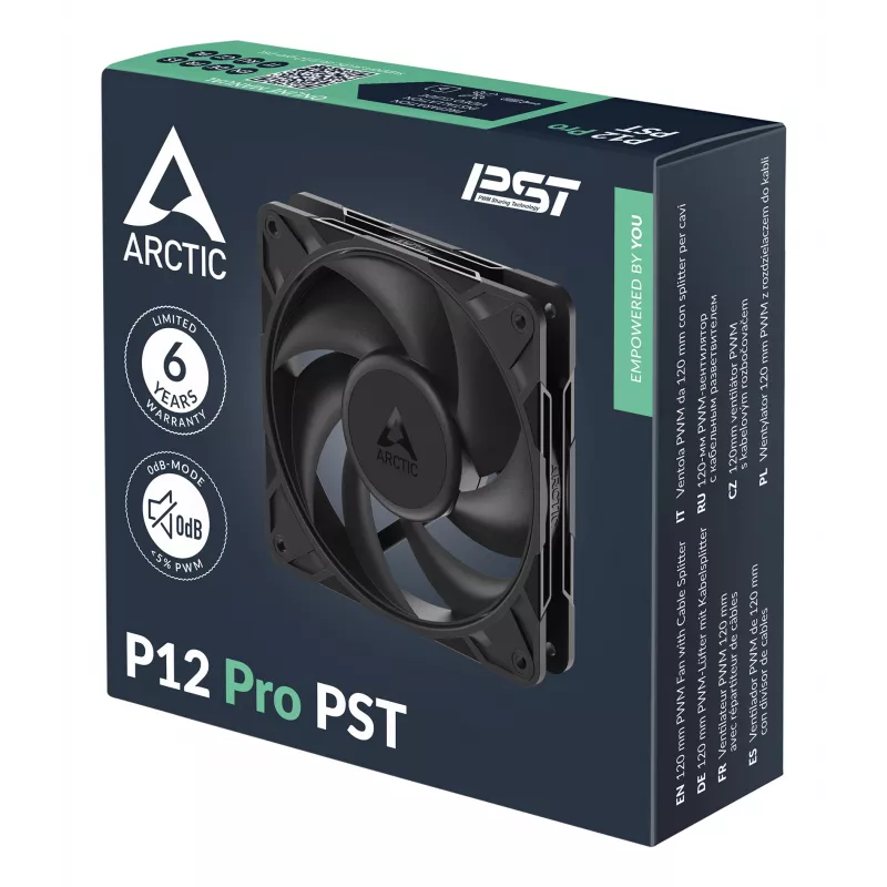 ARCTIC Freezer P12 Pro PST – 120-mm PWM-ventilator met kabelsplitter