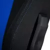 Gevoerde stoel Nitro Concepts E250 zwart blauw in hoogte verstelbaar
