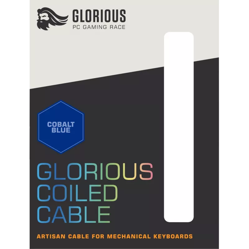 Glorious Gaming Coiled blauw 1,37 m