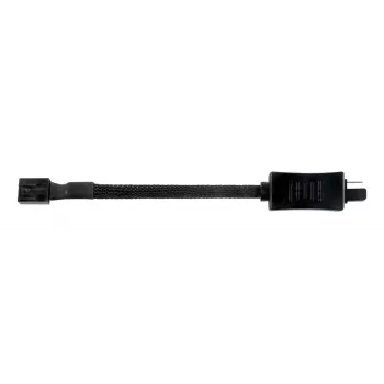 SilverStone SST-CPF05 PWM-ventilatorsnelheidsverlagingskabel, 10 cm, 2-pack, zwart