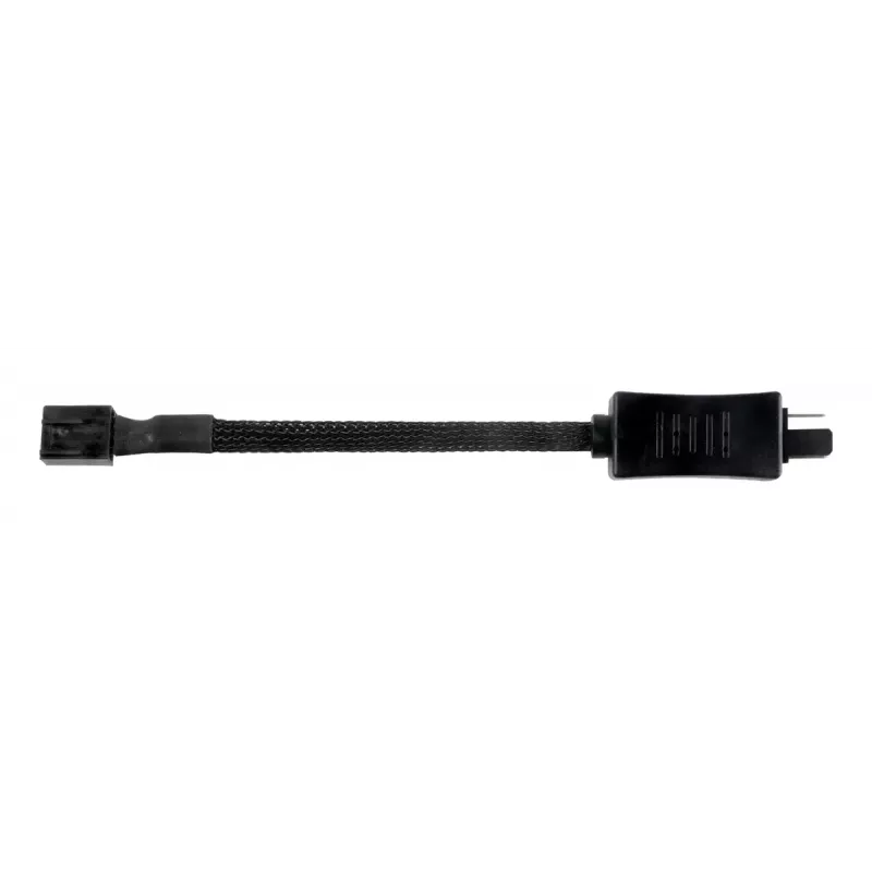 SilverStone SST-CPF05 PWM-ventilatortoerentalverlagingskabel, 10 cm, 2-pack, zwart