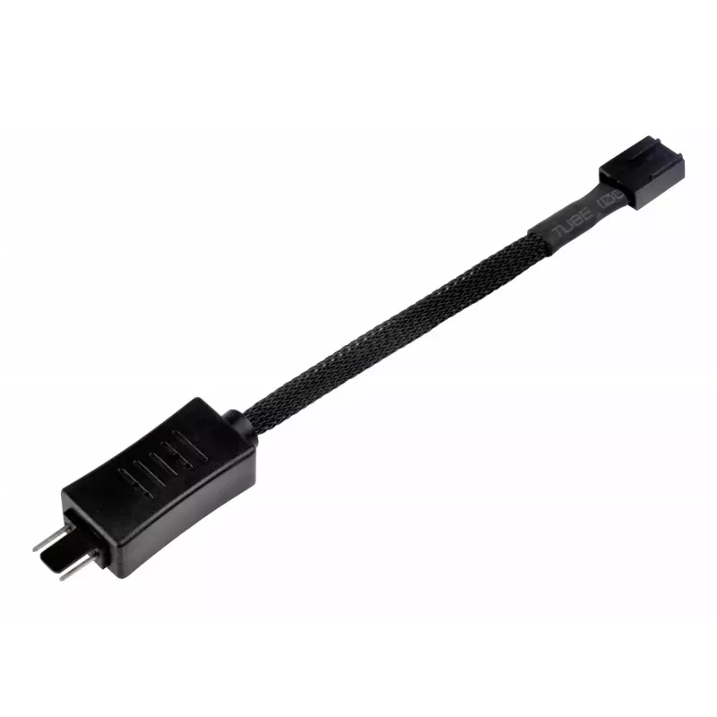 SilverStone SST-CPF05 PWM-ventilatortoerentalverlagingskabel, 10 cm, 2-pack, zwart