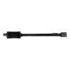 SilverStone SST-CPF05 PWM-ventilatortoerentalverlagingskabel, 10 cm, 2-pack, zwart