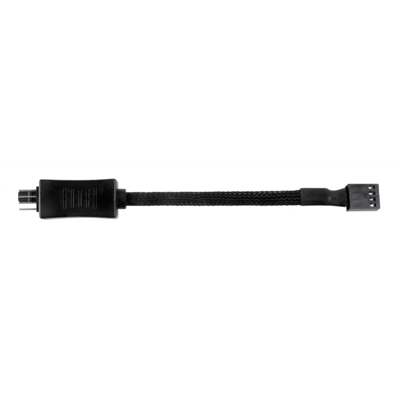 SilverStone SST-CPF05 PWM-ventilatortoerentalverlagingskabel, 10 cm, 2-pack, zwart