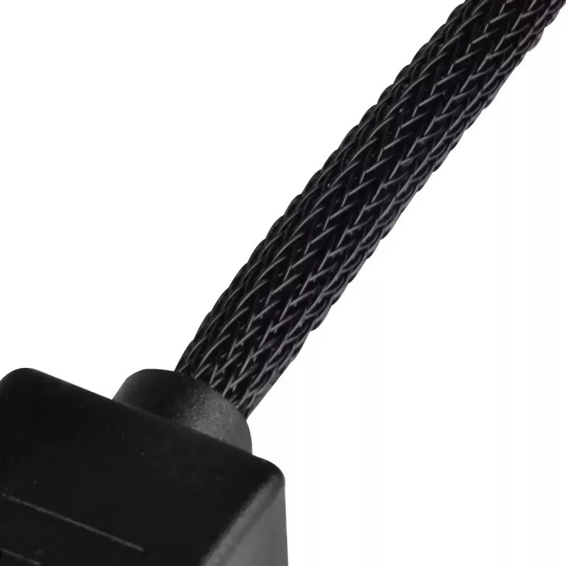 SilverStone SST-CPF05 PWM-ventilatortoerentalverlagingskabel, 10 cm, 2-pack, zwart