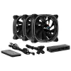 Aerocool ASTRO12PRO kit 3 ventilatoren PC 12cm LED RGB antivibratie afstandsbediening