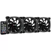 Aerocool ASTRO12PRO kit 3 ventilatoren PC 12cm LED RGB antivibratie afstandsbediening