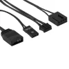 Aerocool ASTRO12PRO kit 3 ventilatoren PC 12cm LED RGB antivibratie afstandsbediening