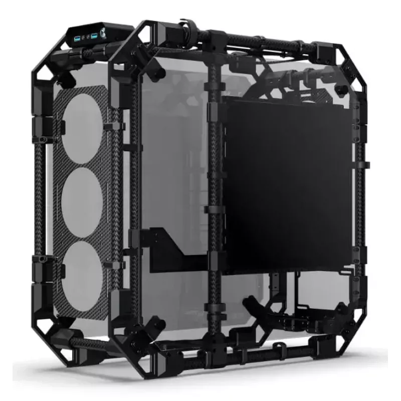 PC-behuizing Alphacool Apex Skeleton Full Tower zwart