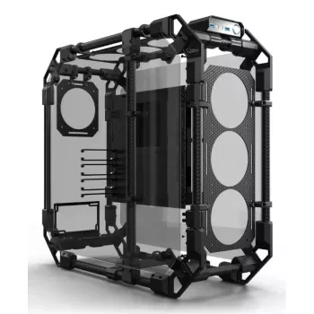 PC-behuizing Alphacool Apex Skeleton Full Tower zwart