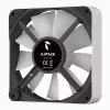 APNX FP2-120 PWM ARGB behuizingsventilator, 120 mm, 500–1800 tpm, 83,85 CFM, 34,8 dB, wit