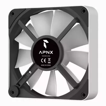 Ventilator APNX FP2-120 PWM ARGB maximale luchtstroom 83.87 cfm wit