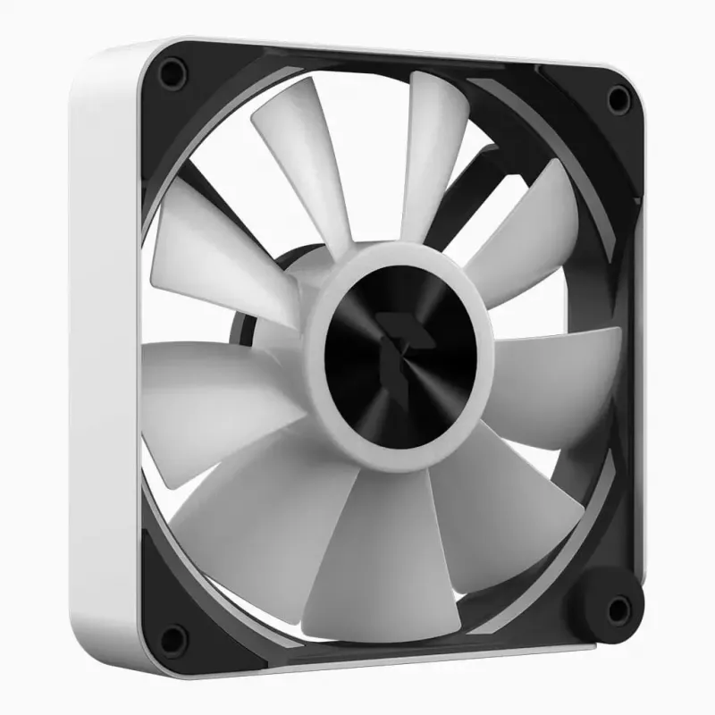 APNX FP2-120 PWM ARGB behuizingsventilator, 120 mm, 500–1800 tpm, 83,85 CFM, 34,8 dB, wit