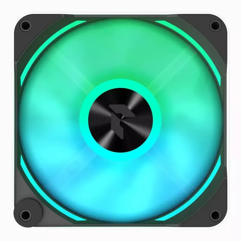 APNX FP2-120 PWM ARGB behuizingsventilator, 120 mm, 500–1800 tpm, 83,85 CFM, 34,8 dB, wit