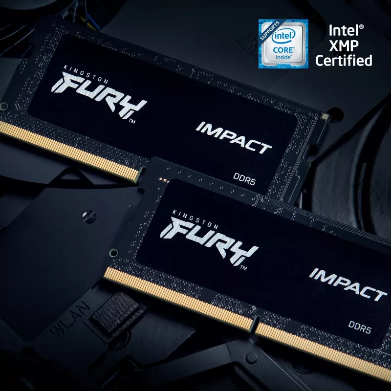 Kingston Technology FURY 16GB 6000MT/s DDR5 CL38 SODIMM Impact XMP