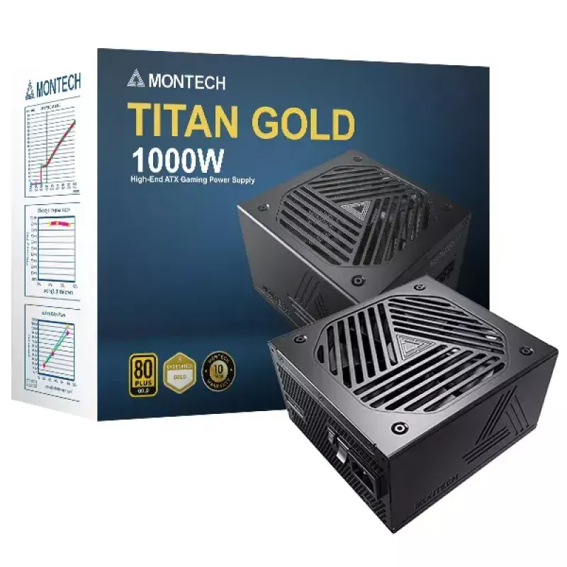 Voeding Montech TITAN GOLD 1000W