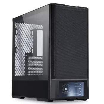 Pc-behuizing Lian Li LAN207DX midi tower zwart