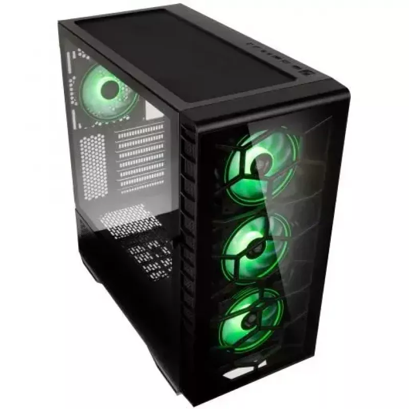 Pc-behuizing Kolink Observatory Y ARGB midi tower zwart