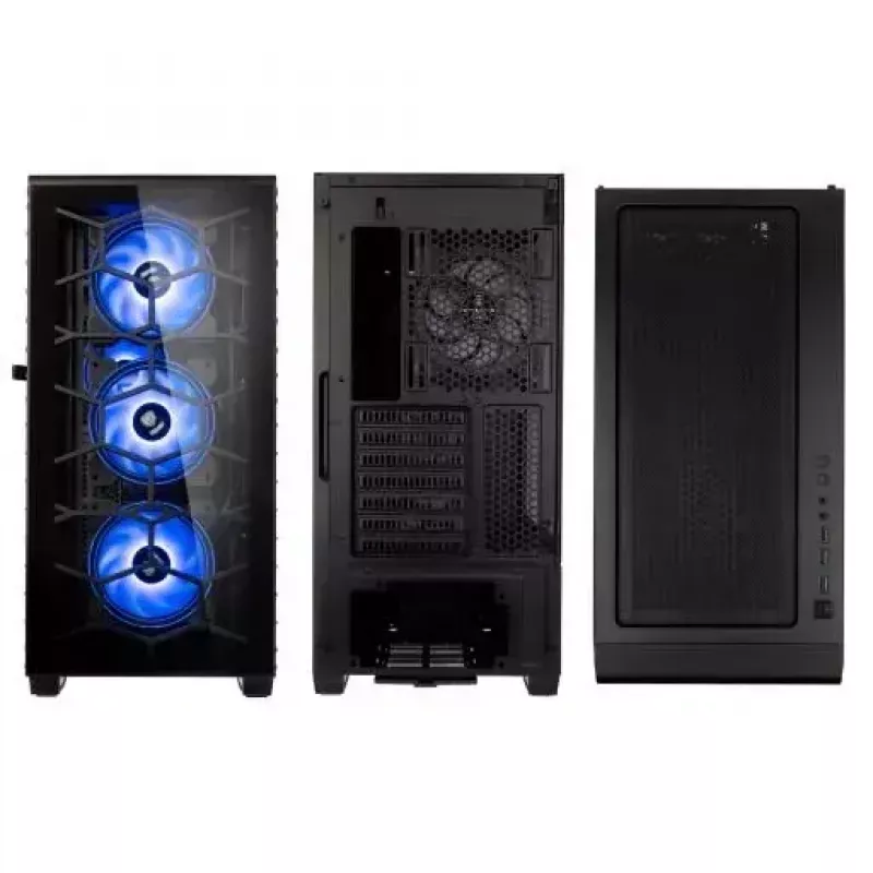 Pc-behuizing Kolink Observatory Y ARGB midi tower zwart